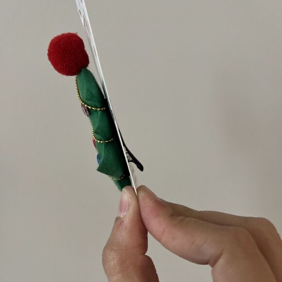 Scunci By Conair Girl’s Hair Clip Decorated Christmas Tree NEW - Picture 4 of 4